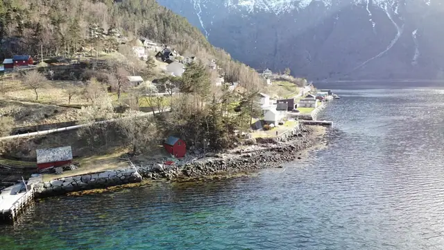 Simadalsvegen, naust, Eidfjord